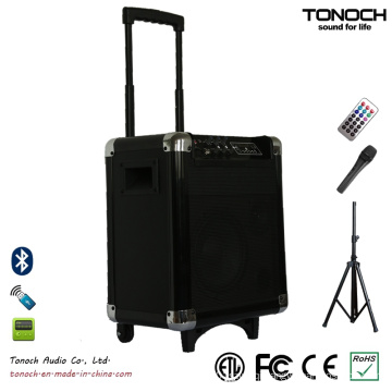 Factory Supply Plastic PA System Portable Active Speaker with Battery